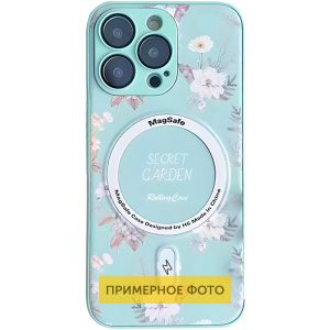 Чохол для iPhone 16 М'ятний Secret Garden with MagSafe