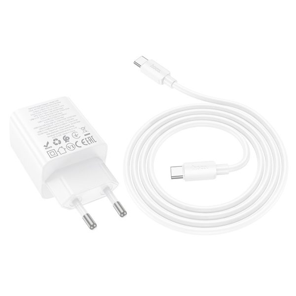 Зарядний пристрій Hoco N55 Fundador PD20W four-port (2USB-A/2C) + Type-C to Type-C - Зображення 3