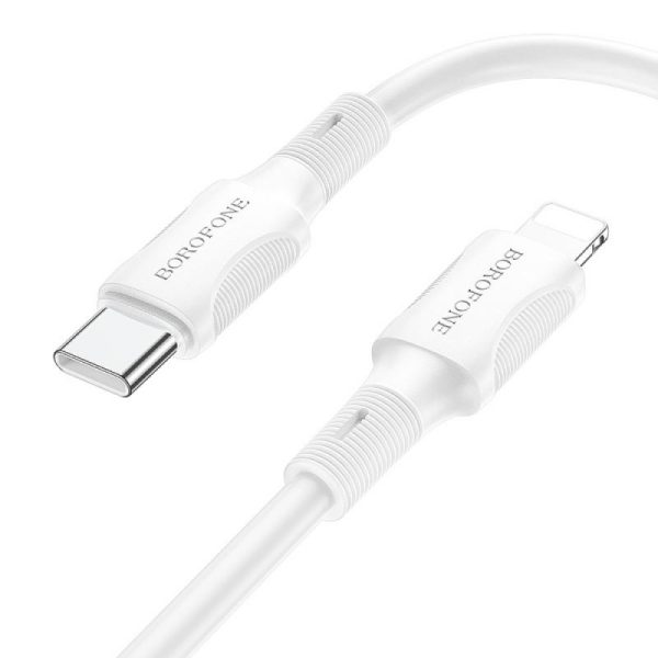 Дата кабель Borofone BX80 Succeed Type-C to Lightning 20W (1m) - Зображення 2