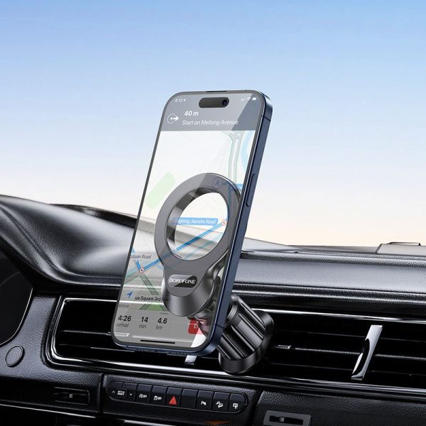 Автотримач Borofone BH104 Path ring magnetic (air outlet) - Зображення 5