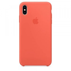 Чохол для iPhone XS Max Помаранчевий Silicone Case