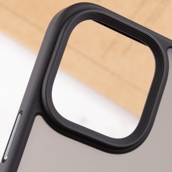 Чохол для iPhone 15 Plus Чорний Metal Buttons with MagSafe - Зображення 2
