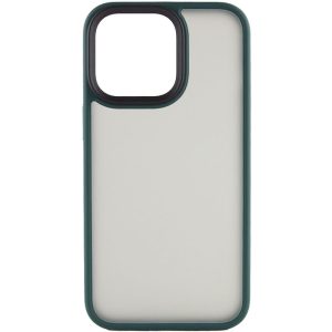 Чохол для iPhone 15 Plus Зелений Metal Buttons