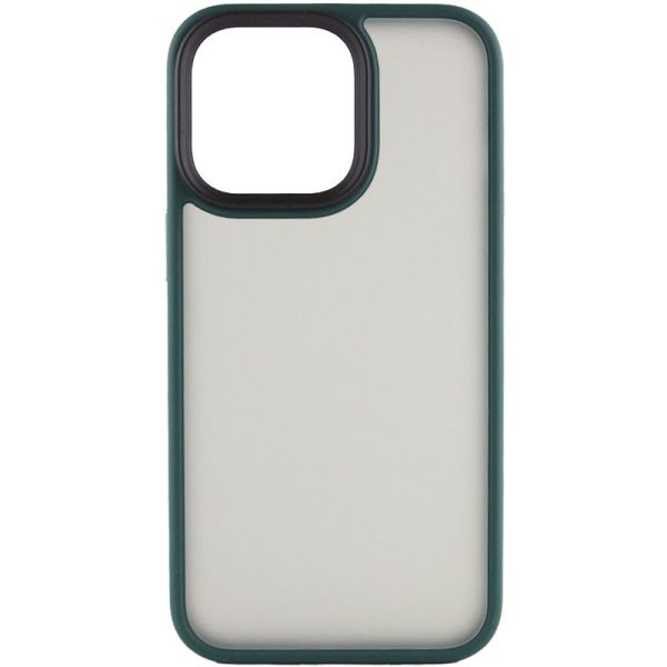 Чохол для iPhone 15 Plus Зелений Metal Buttons