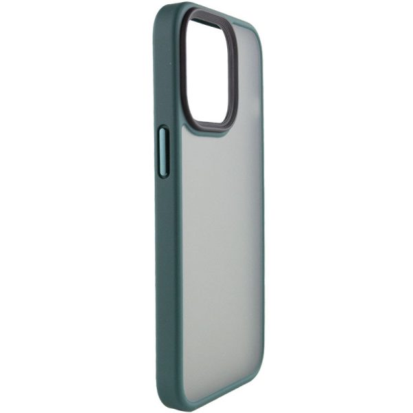 Чохол для iPhone 15 Plus Зелений Metal Buttons - Зображення 2
