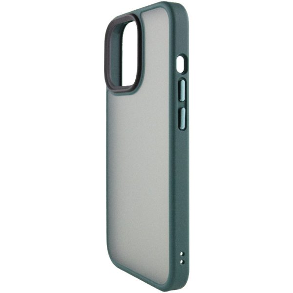 Чохол для iPhone 15 Plus Зелений Metal Buttons - Зображення 3