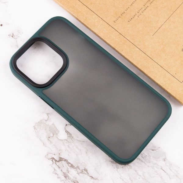 Чохол для iPhone 15 Plus Зелений Metal Buttons - Зображення 4