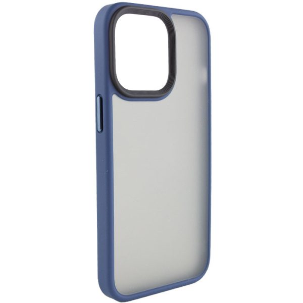 Чохол для iPhone 15 Plus Синій Metal Buttons - Зображення 2