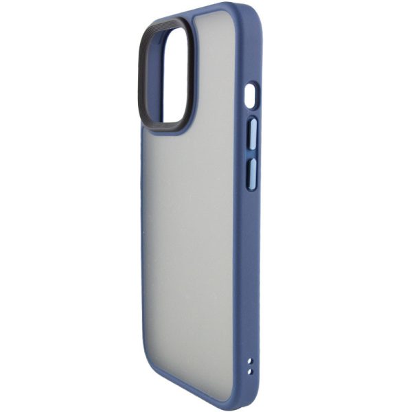 Чохол для iPhone 15 Plus Синій Metal Buttons - Зображення 4