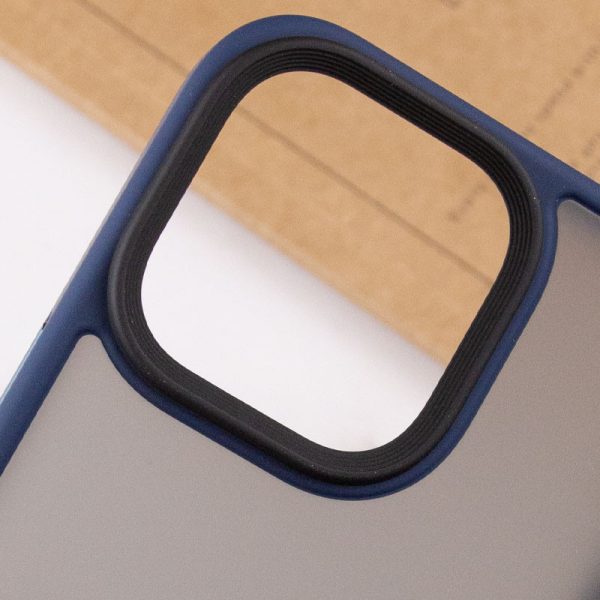 Чохол для iPhone 15 Plus Синій Metal Buttons - Зображення 6