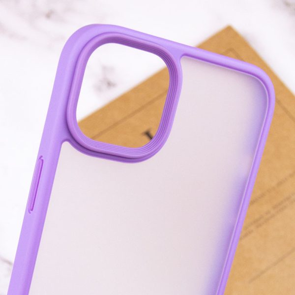 Чохол для iPhone 15 Plus Фіолетовий Metal Buttons - Зображення 6