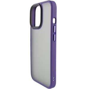 Чохол для iPhone 15 Plus Фіолетовий Metal Buttons