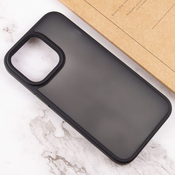 Чохол для iPhone 15 Plus Чорний Metal Buttons - Зображення 4