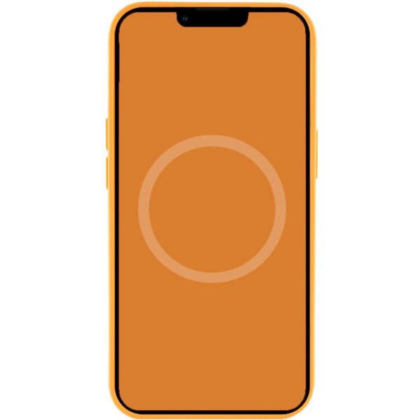 Чохол для iPhone 13 Помаранчевий Silicone case full with Magsafe and Animation - Зображення 4
