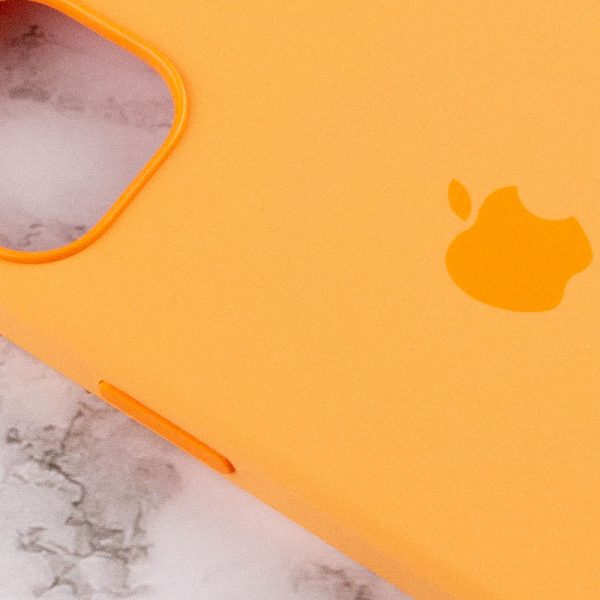 Чохол для iPhone 13 Помаранчевий Silicone case full with Magsafe and Animation - Зображення 6