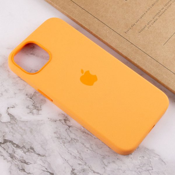 Чохол для iPhone 13 Помаранчевий Silicone case full with Magsafe and Animation - Зображення 7