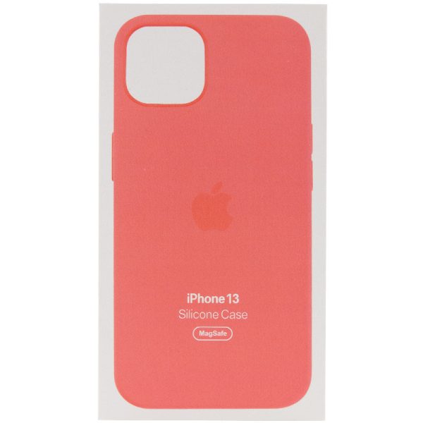 Чохол для iPhone 13 Рожевий Silicone case full with Magsafe and Animation - Зображення 5