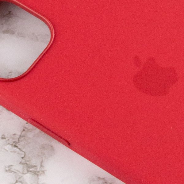 Чохол для iPhone 13 Червоний Silicone case full with Magsafe and Animation - Зображення 6