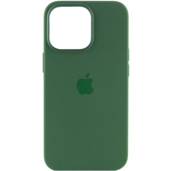 Чохол для iPhone 13 Pro Зелений Silicone case full with Magsafe and Animation - Зображення 2