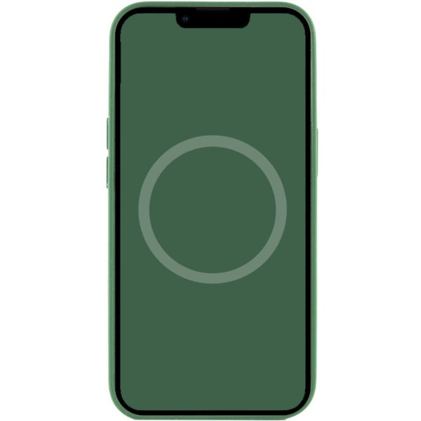 Чохол для iPhone 13 Pro Зелений Silicone case full with Magsafe and Animation - Зображення 4