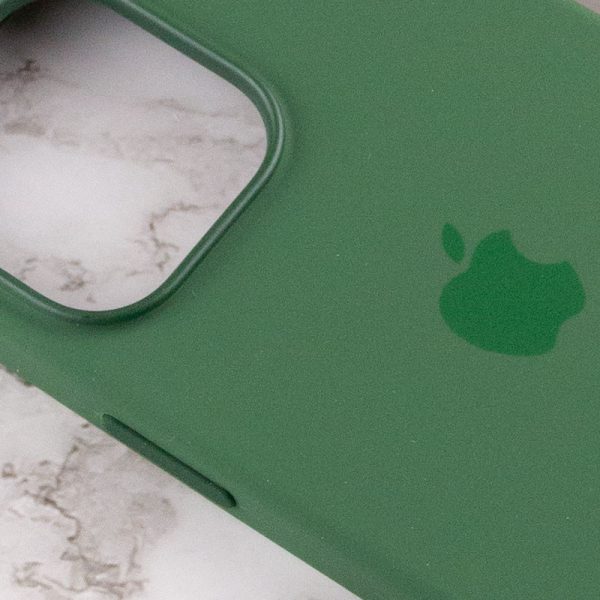Чохол для iPhone 13 Pro Зелений Silicone case full with Magsafe and Animation - Зображення 6