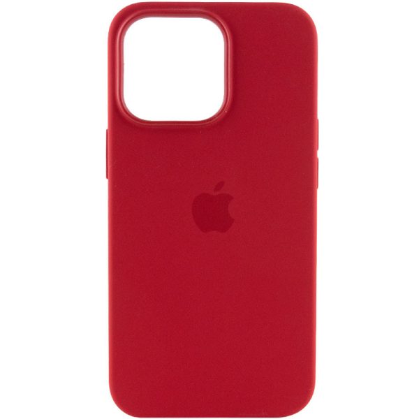 Чохол для iPhone 13 Pro Червоний Silicone case full with Magsafe and Animation - Зображення 2