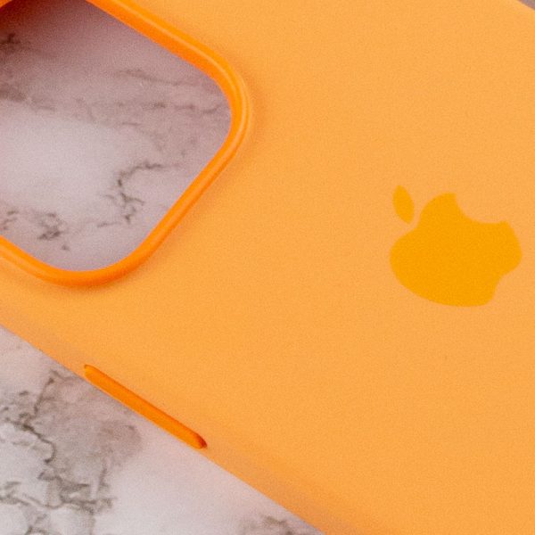 Чохол для iPhone 13 Pro Помаранчевий Silicone case full with Magsafe and Animation - Зображення 6