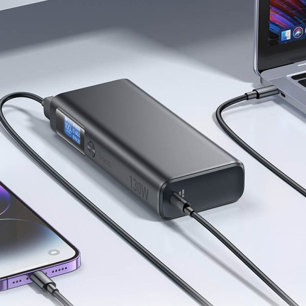 Павербанк Power Bank Hoco Q17B Electric 130W 20000 mAh - Зображення 5