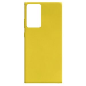 Силіконовий чохол для Samsung Galaxy Note 20 Ultra Жовтий Candy