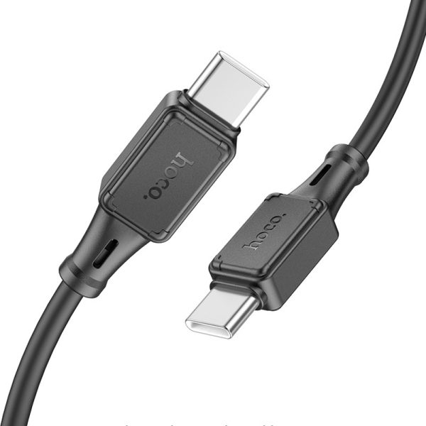 Дата кабель Hoco X101 Assistant 60W Type-C to Type-C (1m) - Зображення 3