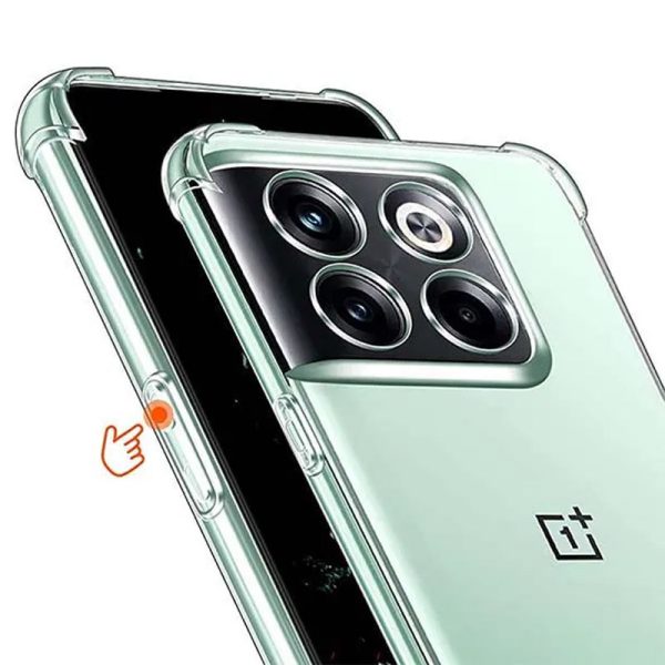 Чохол для OnePlus 10T Прозорий GETMAN Ease logo посилені кути Full Camera - Зображення 3