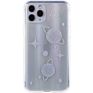 TPU+Glass чохол для Apple iPhone 11 Pro Планети Aurora Space