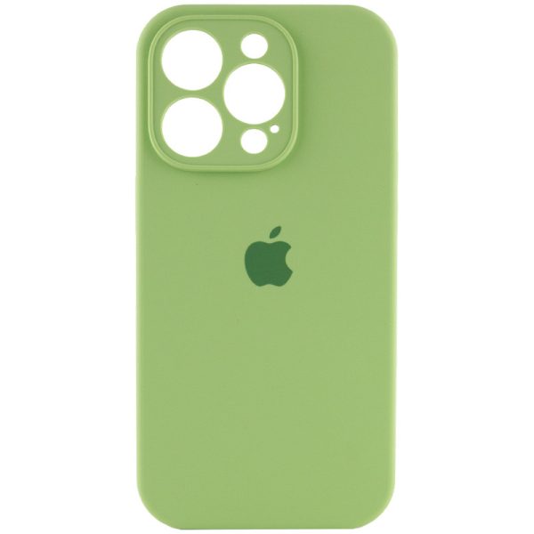 Чохол для iPhone 16 Pro Max М'ятний Silicone Case Full Camera Protective