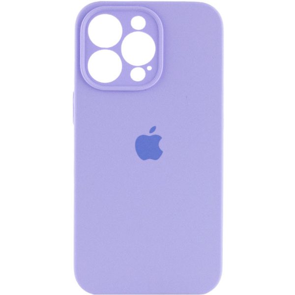 Чохол для iPhone 16 Pro Max Фіолетовий Silicone Case Full Camera Protective