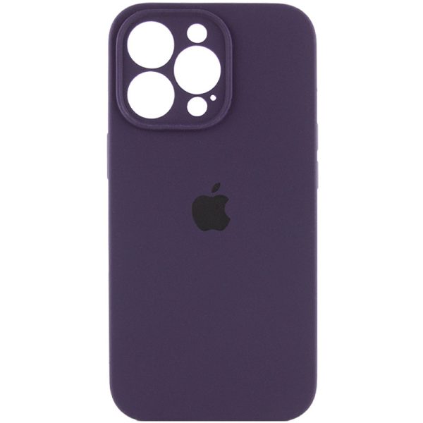 Чохол для iPhone 16 Pro Max Фіолетовий Silicone Case Full Camera Protective