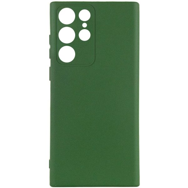 Чохол для Samsung Galaxy S25 Ultra Зелений Silicone Cover Lakshmi Full Camera
