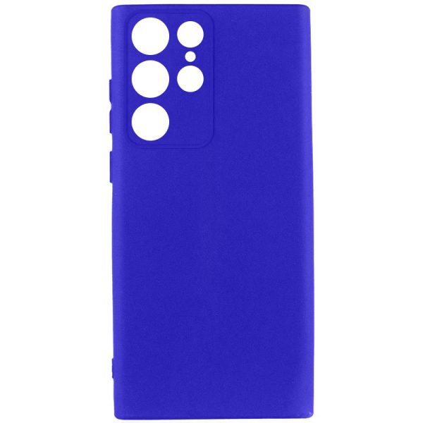 Чохол для Samsung Galaxy S25 Ultra Синій Silicone Cover Lakshmi Full Camera