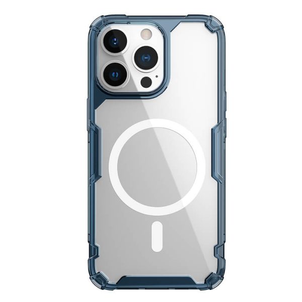 Чохол для iPhone 14 Pro Прозорий Nillkin Nature Pro Magnetic