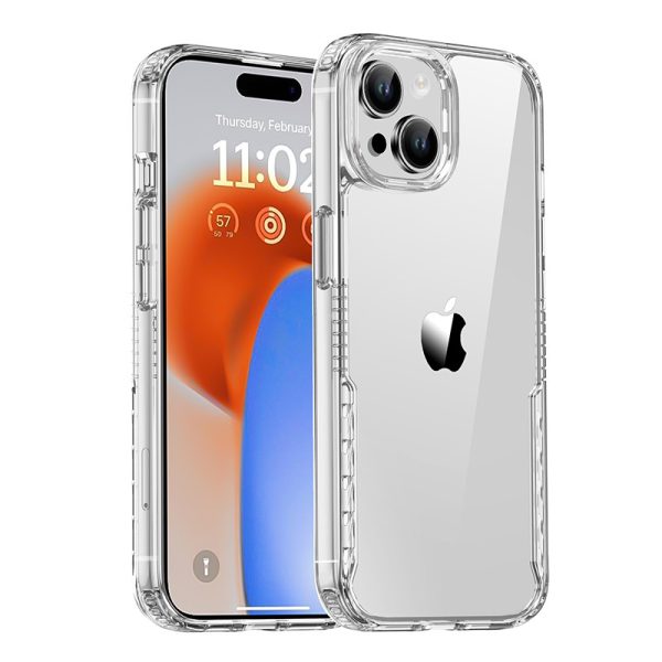 Чохол для iPhone 15 Прозорий TPU+PC Multi-Color