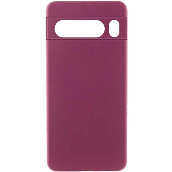 Чохол для Google Pixel 9 Pro Бордовий Silicone Cover Lakshmi Full Camera