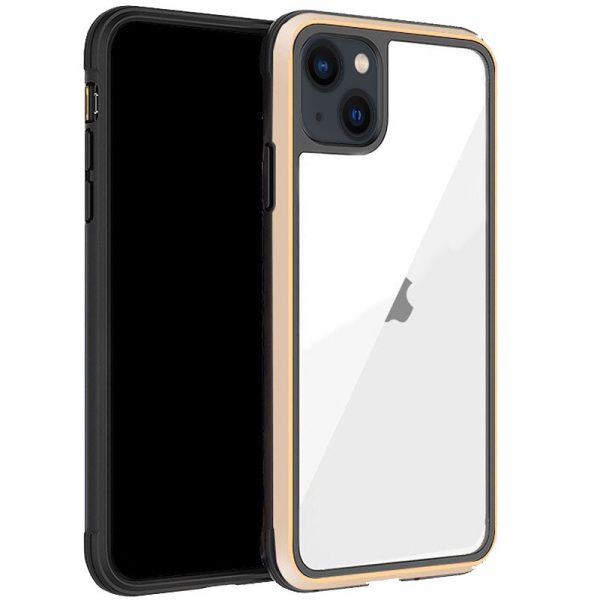Чохол для iPhone 13 Золотий PC+TPU+Metal K-DOO Ares