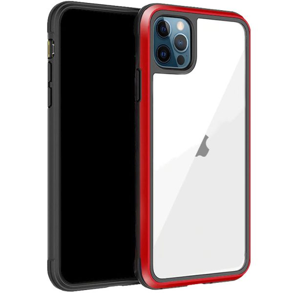 Чохол для iPhone 13 Pro Червоний PC+TPU+Metal K-DOO Ares