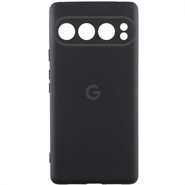 Чохол для Google Pixel 9 Pro Чорний Silicone Cover Lakshmi Full Camera with Logo