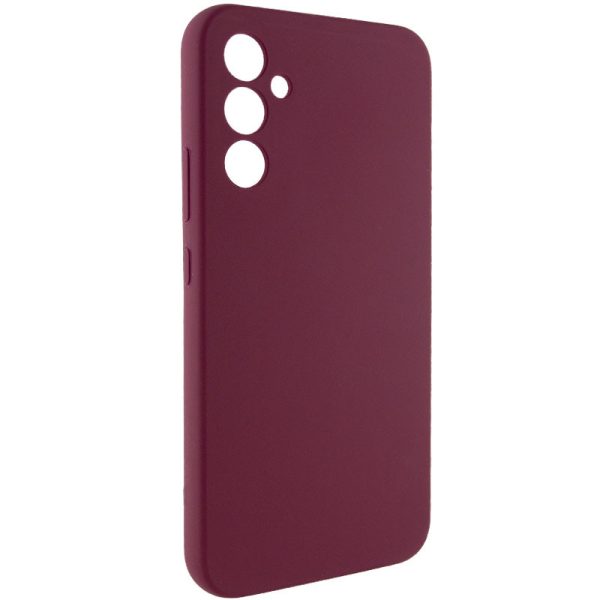 Чохол для Samsung Galaxy A36 5G Бордовий Silicone Cover Lakshmi Full Camera - Зображення 2