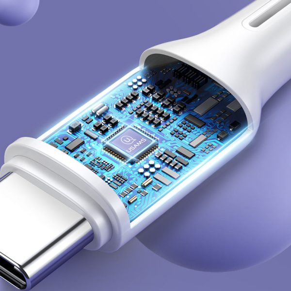 Дата кабель USAMS US-SJ459 U43 Type-C to Type-C 100W PD (1.2m) - Зображення 8