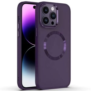 Чохол для iPhone 13 Pro Фіолетовий Bonbon Metal Style with MagSafe