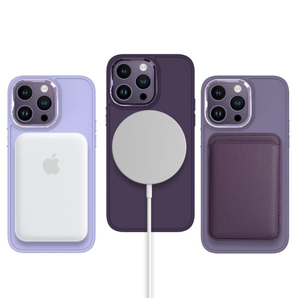 Чохол для iPhone 13 Pro Фіолетовий Bonbon Metal Style with MagSafe - Зображення 3