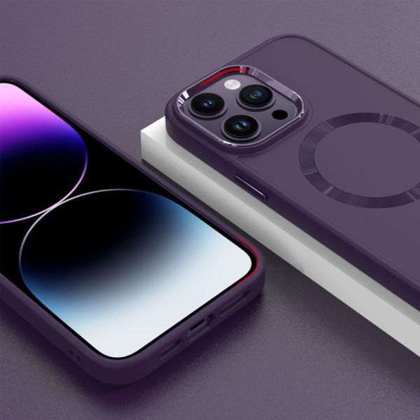 Чохол для iPhone 13 Pro Фіолетовий Bonbon Metal Style with MagSafe - Зображення 6
