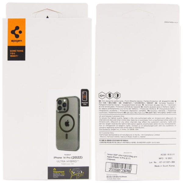 Чохол для iPhone 15 Pro Max Чорний SGP Ultra Hybrid Mag - Зображення 6