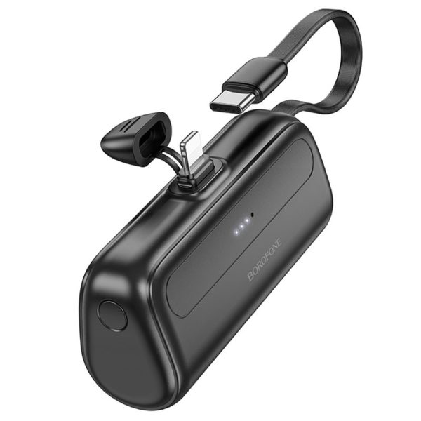 Павербанк Power Bank BOROFONE BJ41 Pocket with cable 5000 mAh - Зображення 2